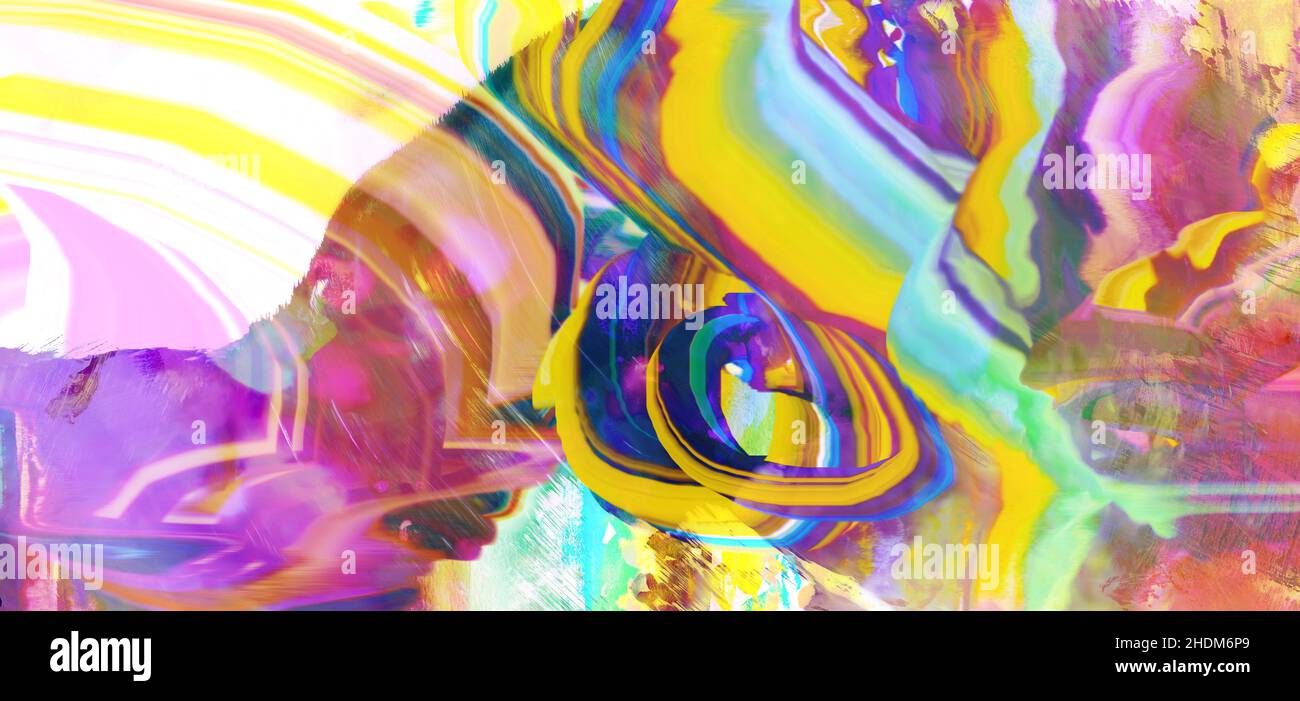 multi colored, motion, mixed media, multi coloreds, motions Stock Photo