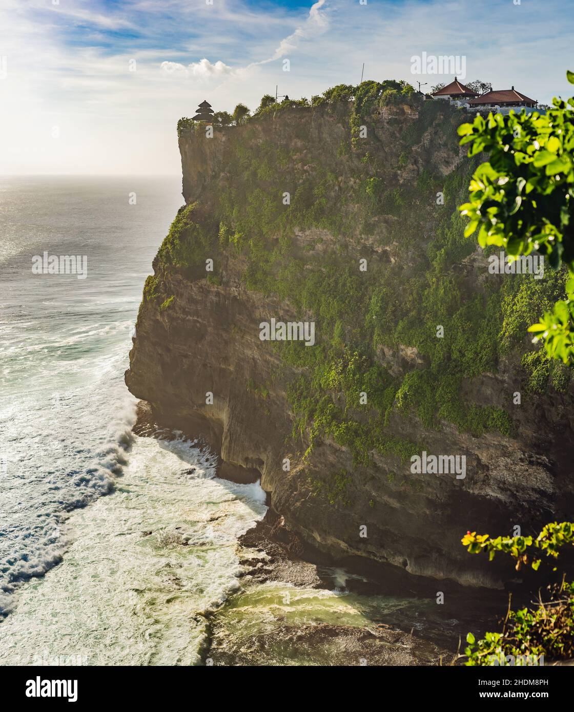 Pura Luhur Uluwatu temple, Bali, Indonesia. Amazing landscape - cliff ...
