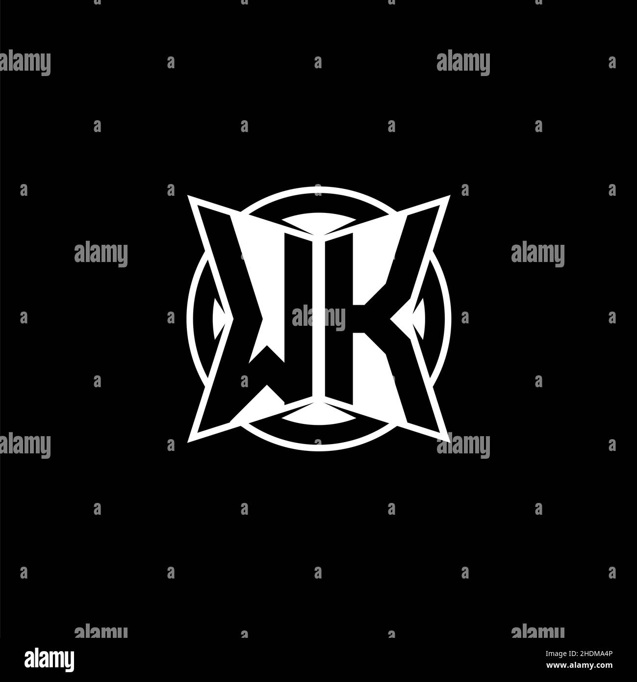 Wk logo Black and White Stock Photos & Images - Alamy