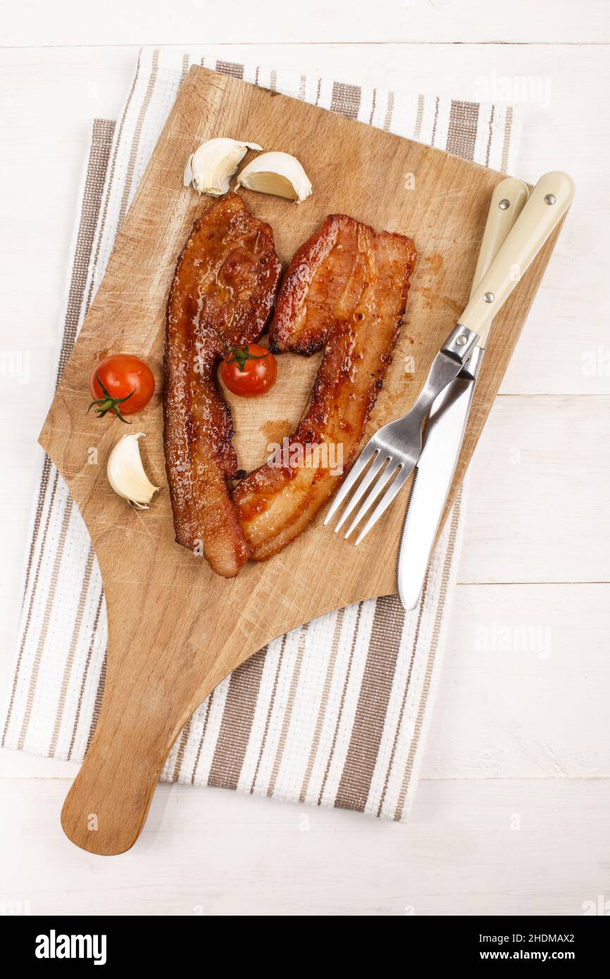 bacon, crispy, bacons, crispies Stock Photo - Alamy