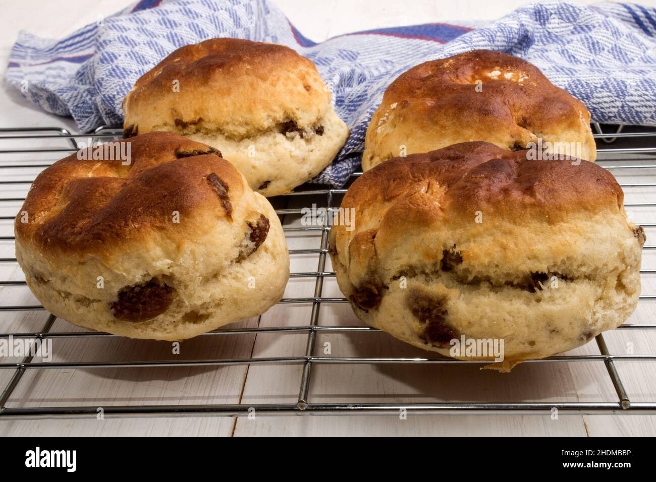 bun, raisin bread, buns, raisin breads Stock Photo