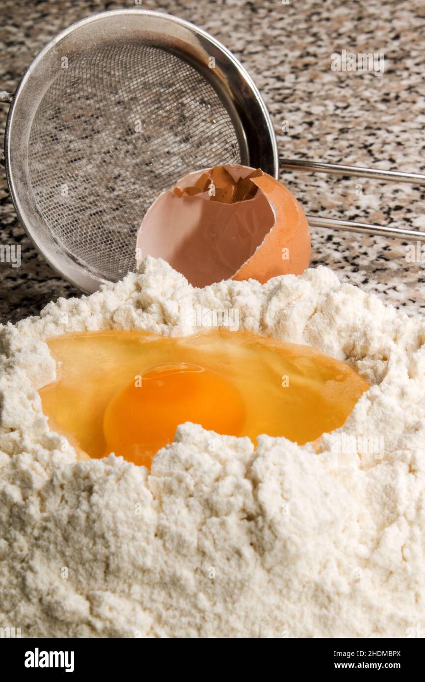 egg, flour, egg yolk, baking ingredients, eggs, flours, egg yolks