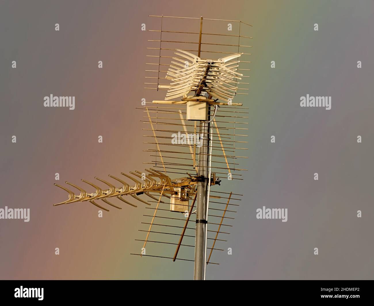 antenna, house antenna, antennas, antenna houses Stock Photo Alamy