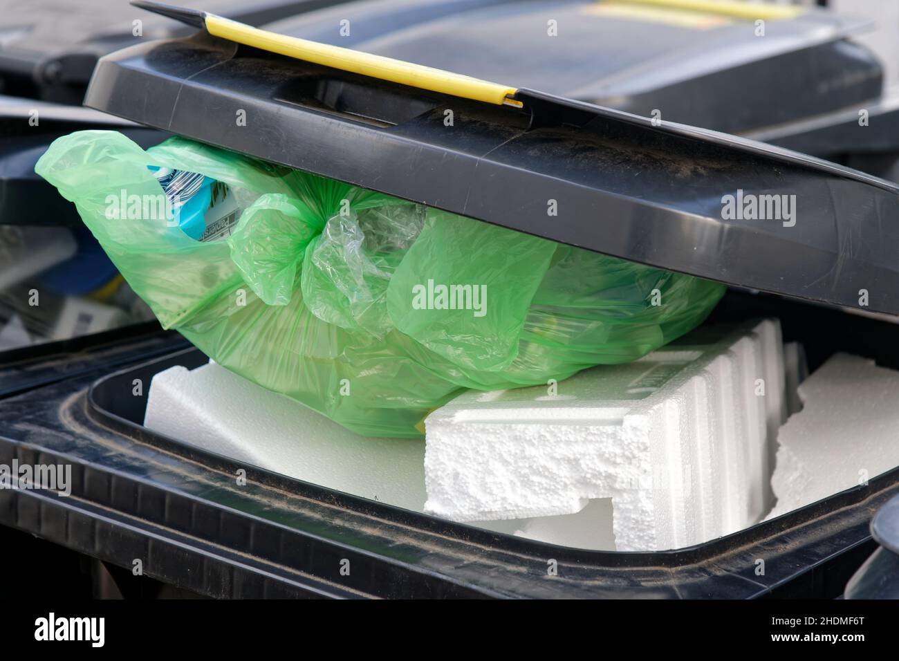 recycling, waste, dustbin, styrofoam, recycle, wastes, dustbins Stock Photo Alamy