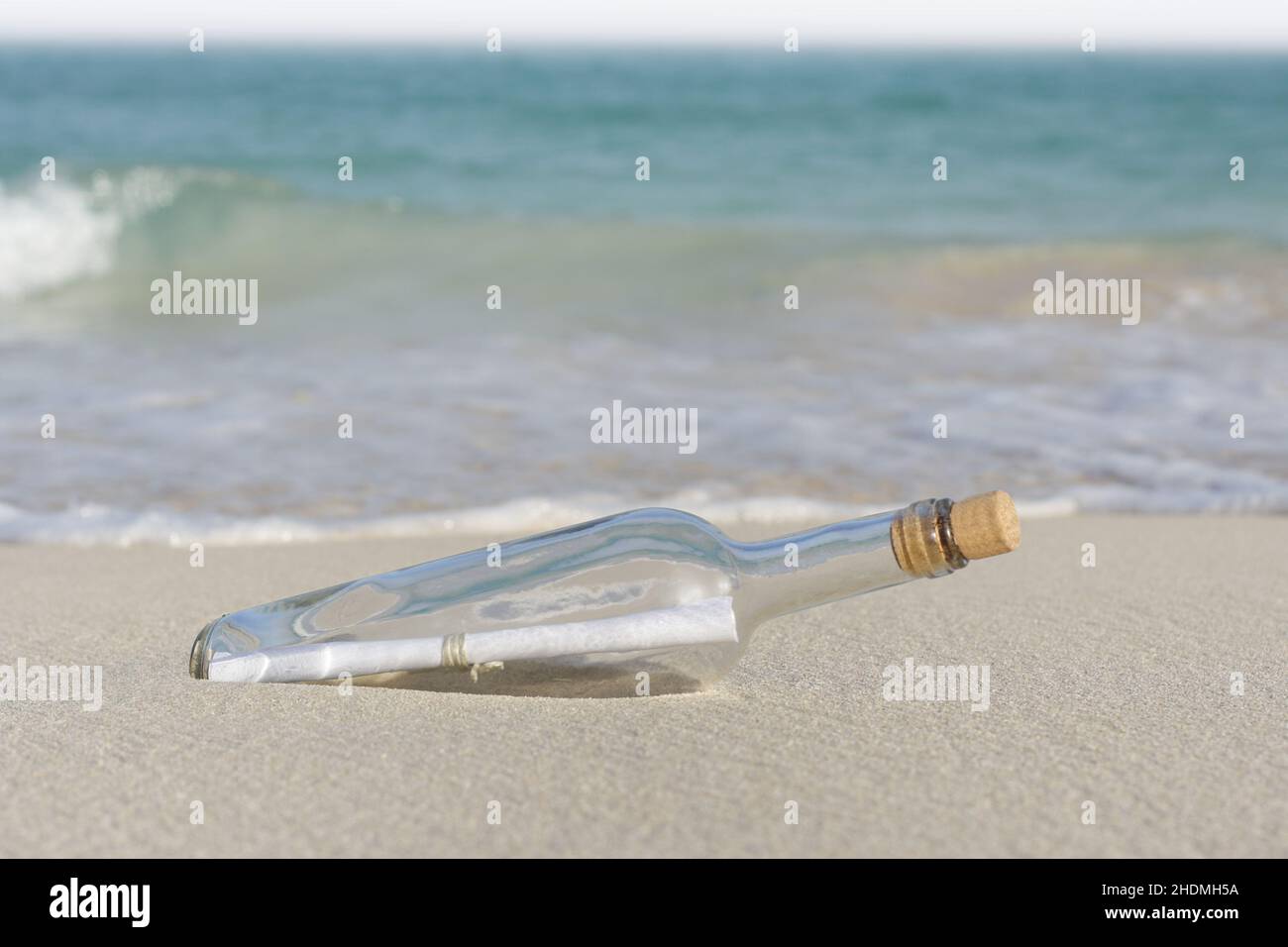 stranded, embassy, message in a bottle, strandeds, embassies, message in a bottles Stock Photo