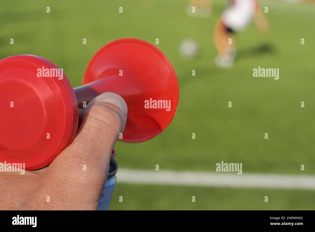 soccer noisemakers, honk Stock Photo Alamy