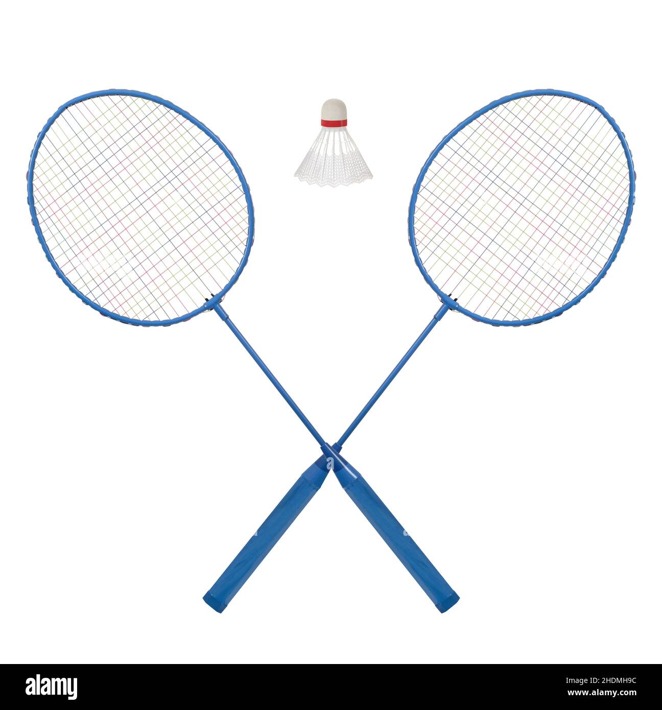 badminton, shuttlecock, rackets, badmintons, shuttlecocks, racket Stock Photo