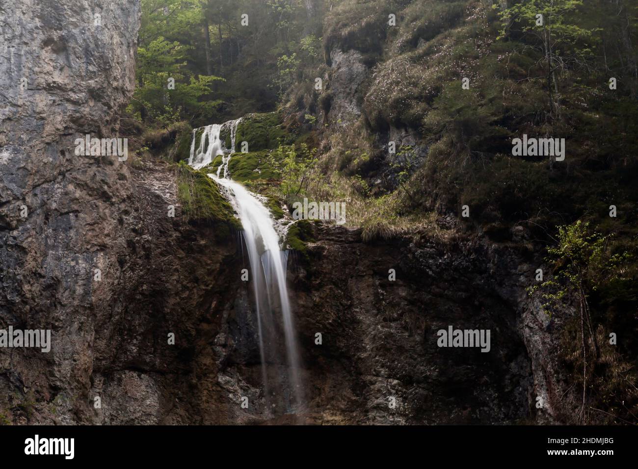 waterfall, european alps, cascade, waterfalls Stock Photo