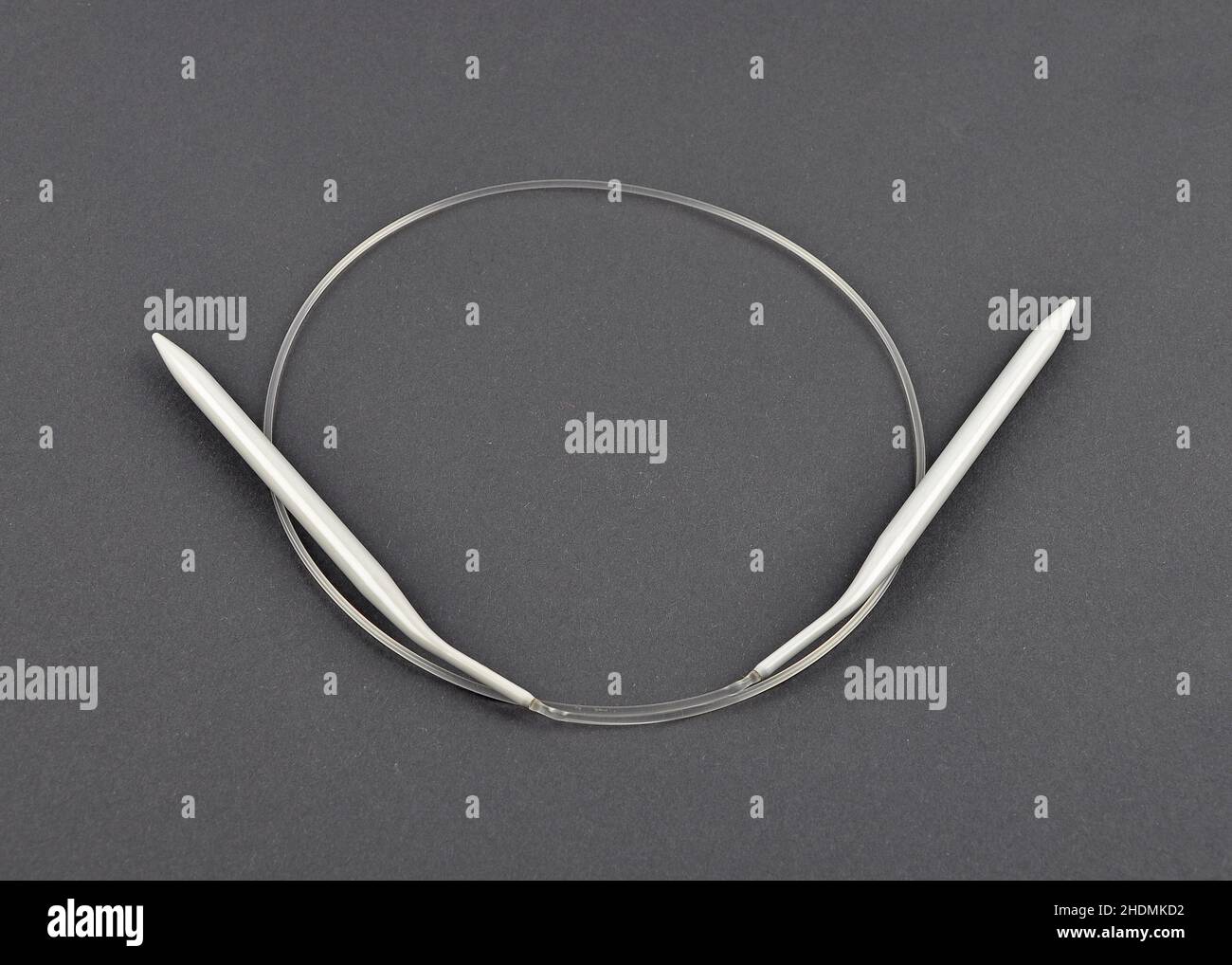 circular knitting needle Stock Photo