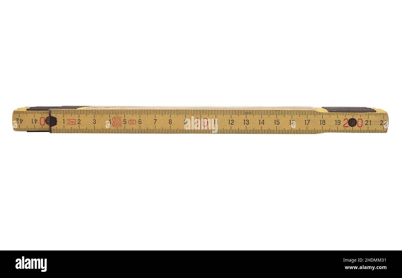 yardstick, pocket rule, folding rule, rule, ruler, yard stick