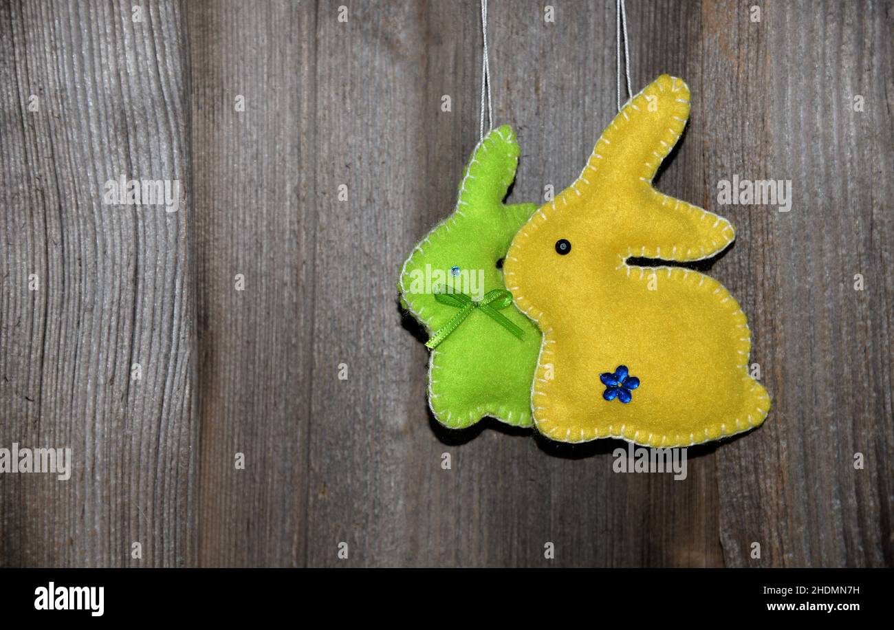 easter bunny, easter decoration, easter bunnies, easter decorations Stock Photo