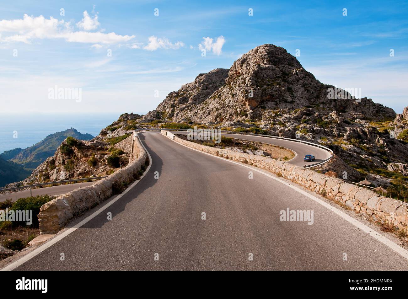 mountain, street, serpentines, mountains, road, roads, streets Stock Photo