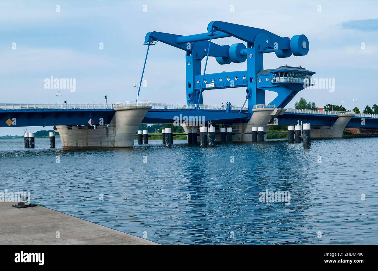 bascule bridge, peenebrücke, bascule bridges, peenebrückes Stock Photo ...