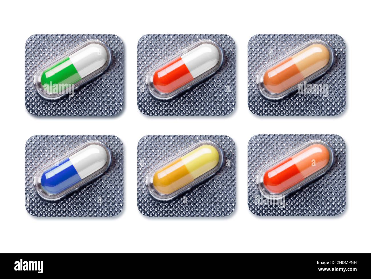 capsules, visibility packaging, capsule Stock Photo