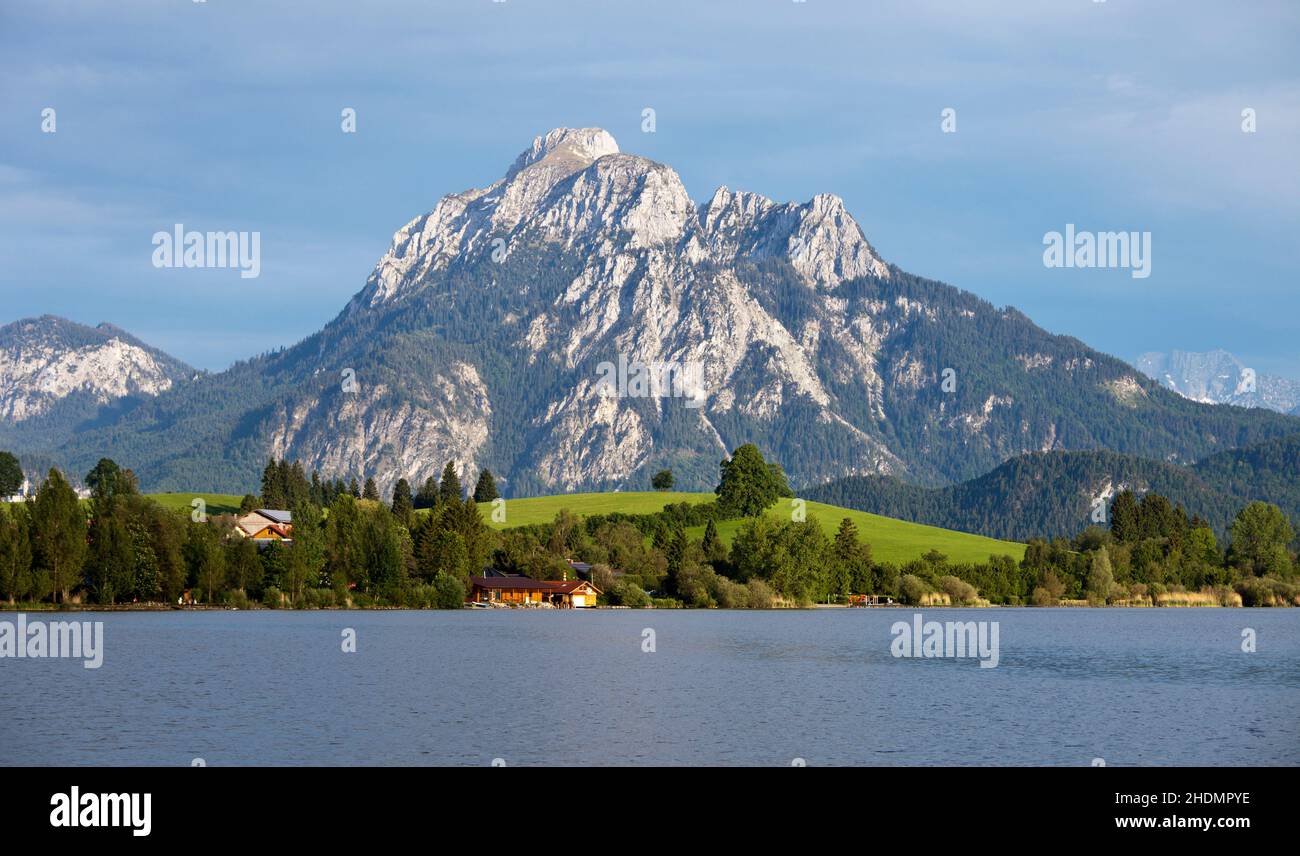 allgau, hopfensee, prealpine lakes, allgaus, hopfensees Stock Photo