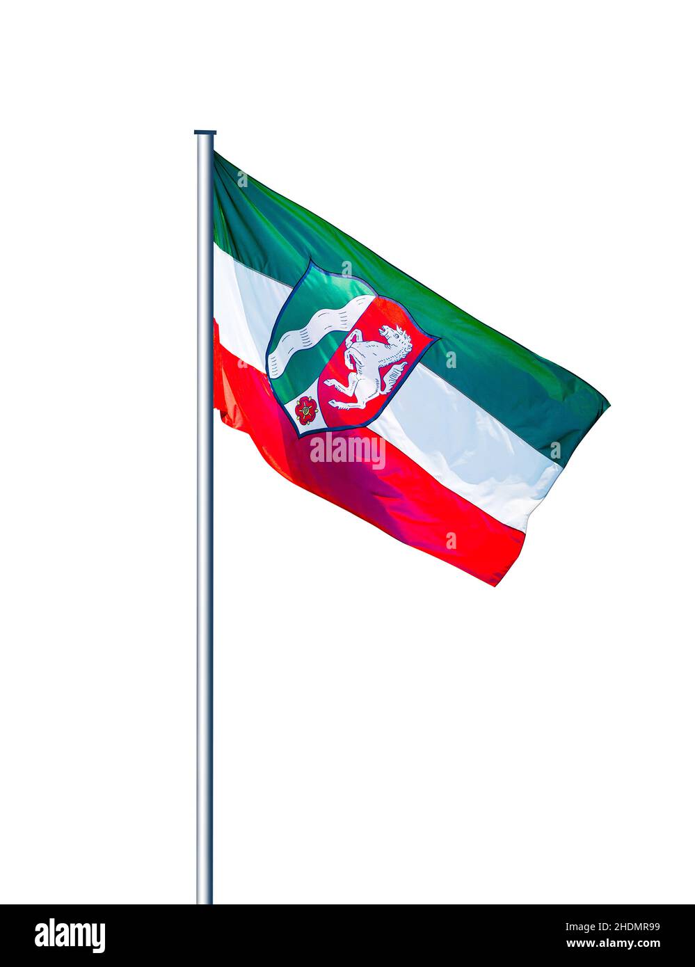 flag, north rhine westphalia, flags, north rhine-westphalias Stock Photo