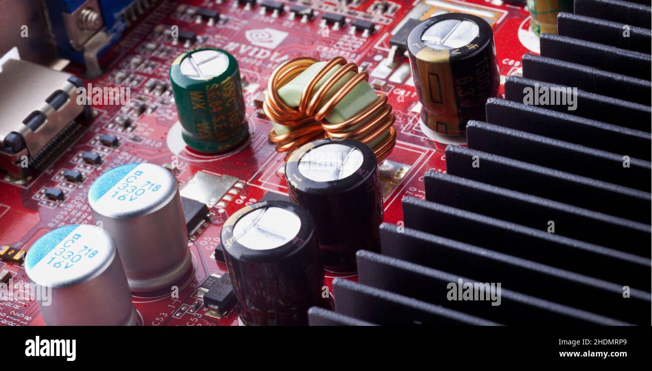 electronics industry, circuit board, component, electronics, electronics industries, circuit boards, components Stock Photo