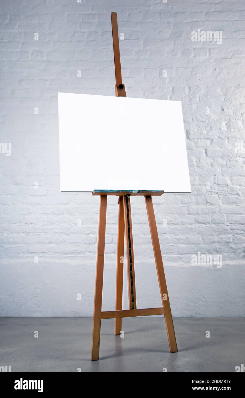 art, easel, canvas, arts, easels Stock Photo