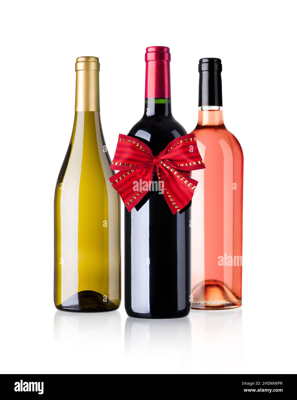 red wine, white wine, rosé, red wines, white wines Stock Photo
