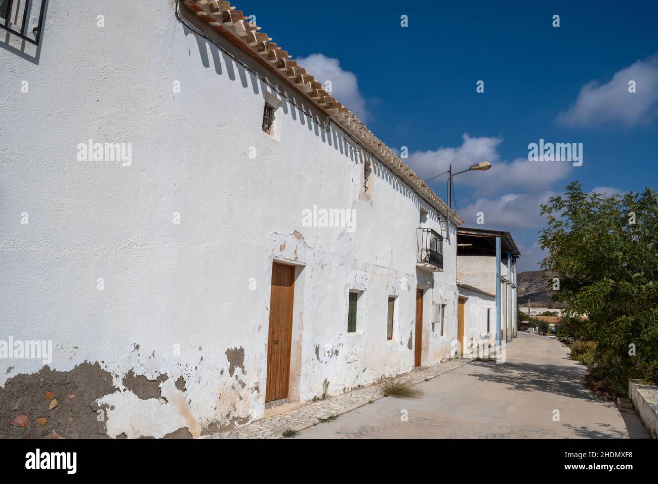 Spanish property for sale in rural area outside Albox, Almeria, Andalusia, Spain, typical of properties advertised to British ex-pats for renovation Stock Photo