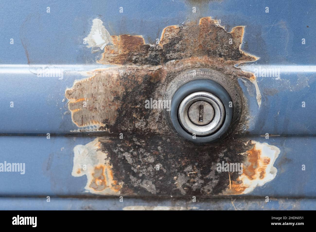 car lock, rust stain, car locks Stock Photo Alamy