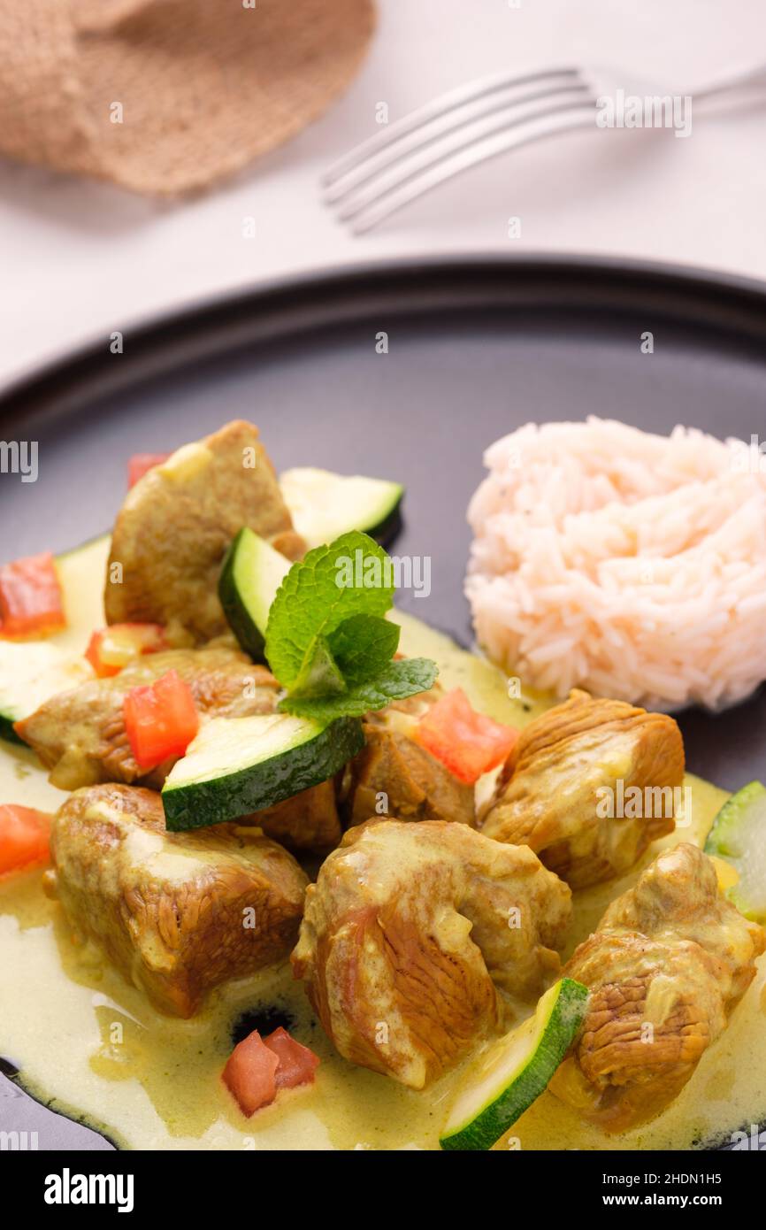 curry, curries, hähnchencurry Stock Photo - Alamy