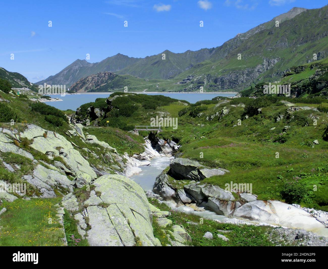 tauernmoossee, weißsee gletscherwelt, tauernmoossees Stock Photo