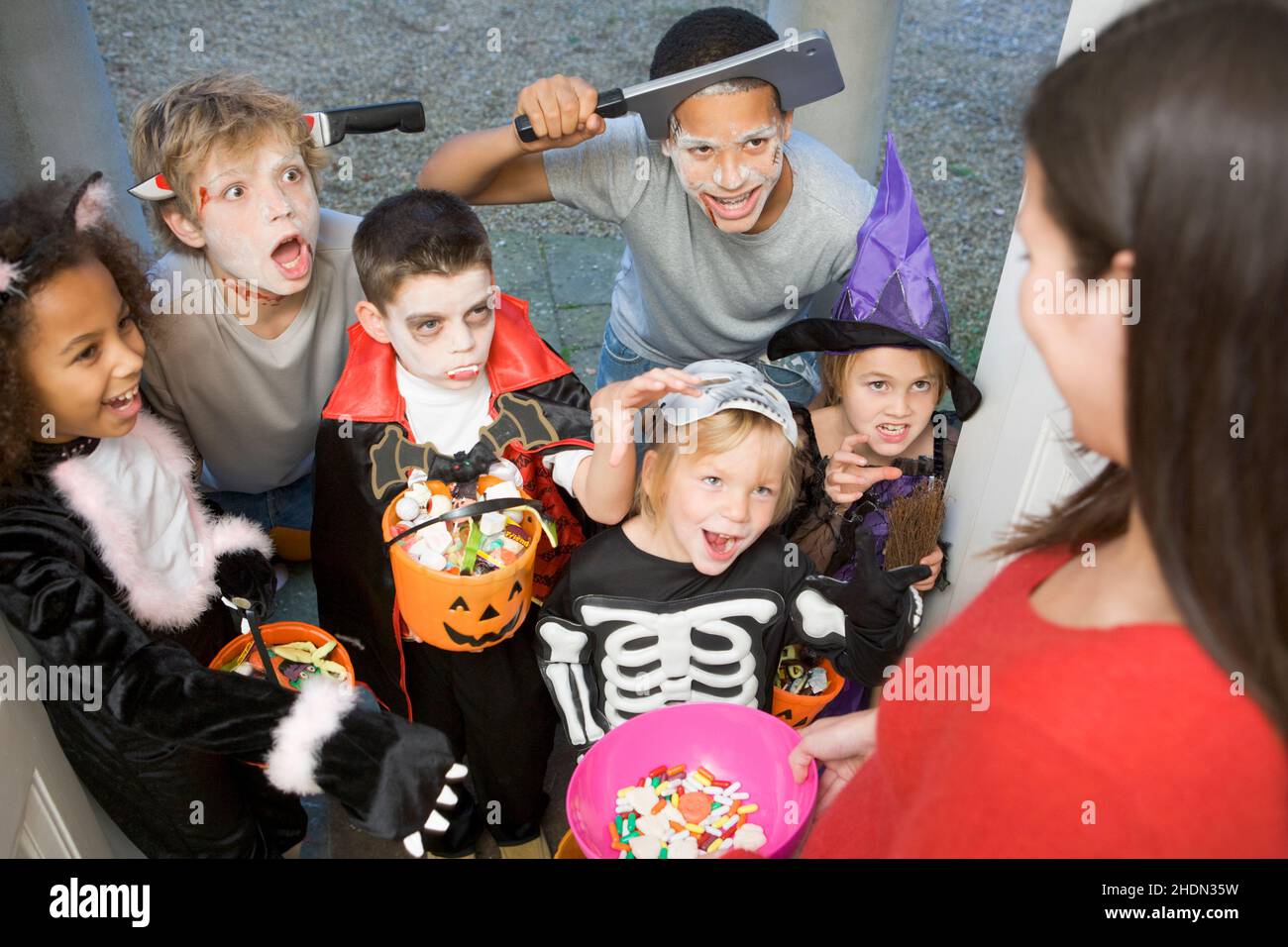 frighten, cladding, halloween, frights, halloweens Stock Photo