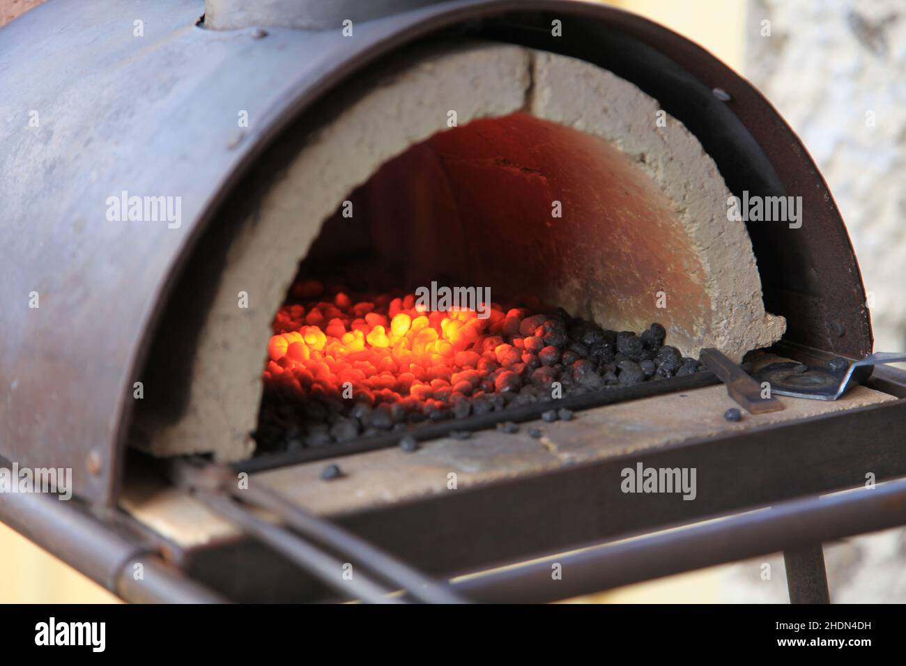 forging furnace Stock Photo