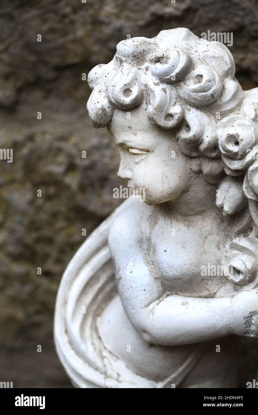 figurine, angel, sculpture, cherub, figurines, angels, sculptures, cherubs Stock Photo