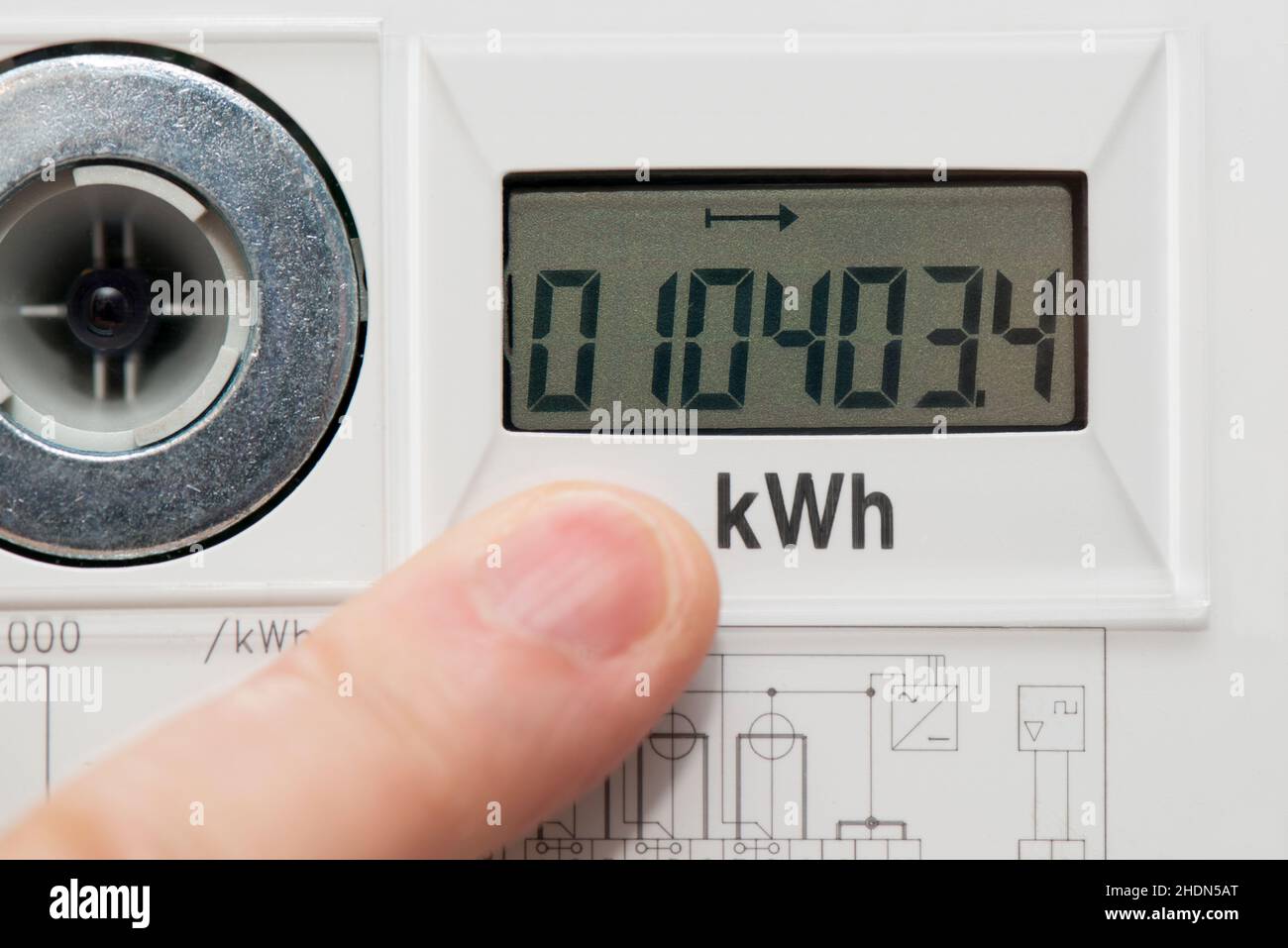 electric meter, power consumption, meters, power consumptions Stock