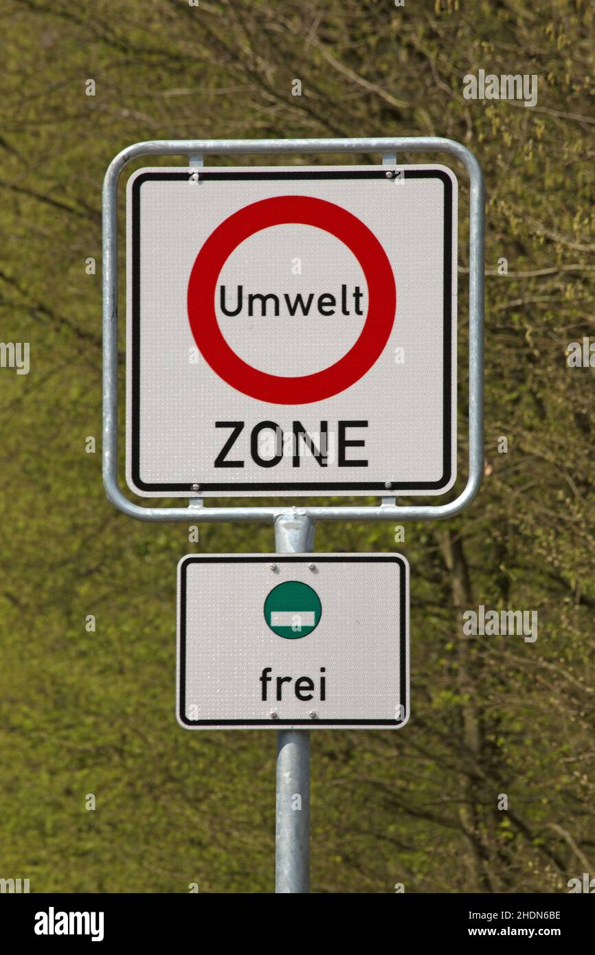 environmental zone, particulate load, particulate loads Stock Photo Alamy