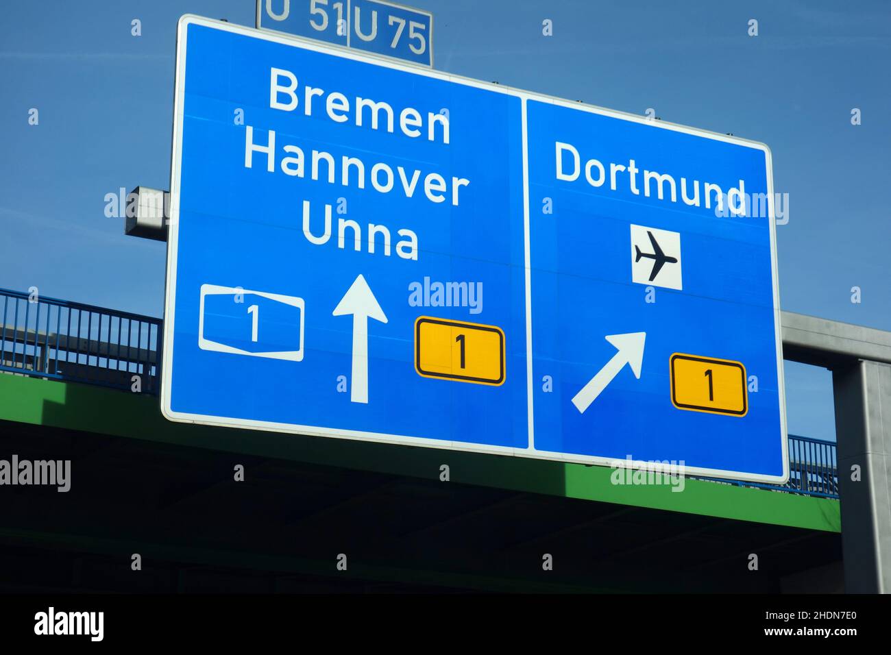 road sign, a1, b1, road signs Stock Photo