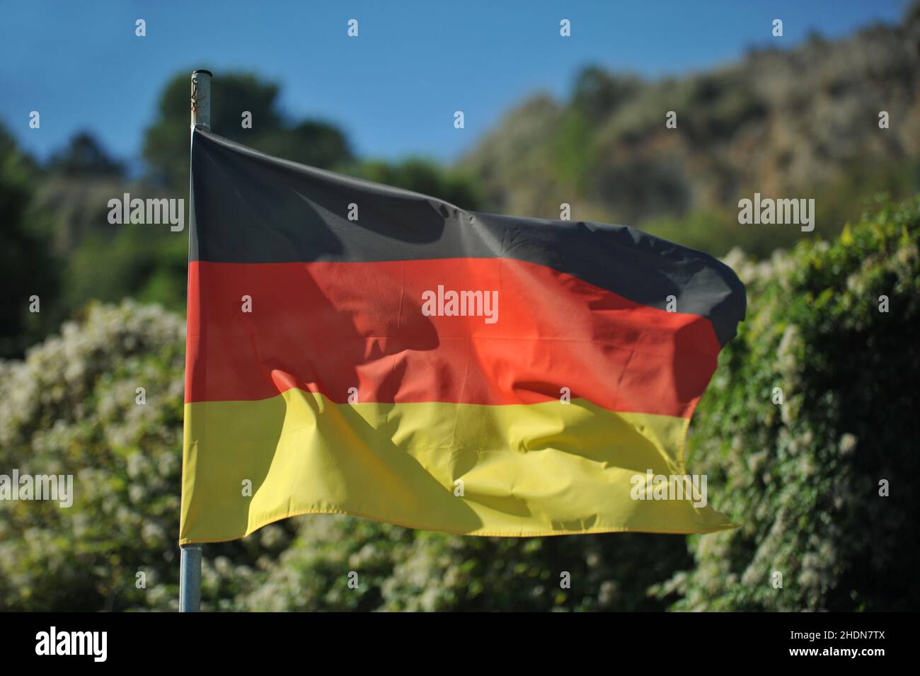 german flag, german flags Stock Photo Alamy