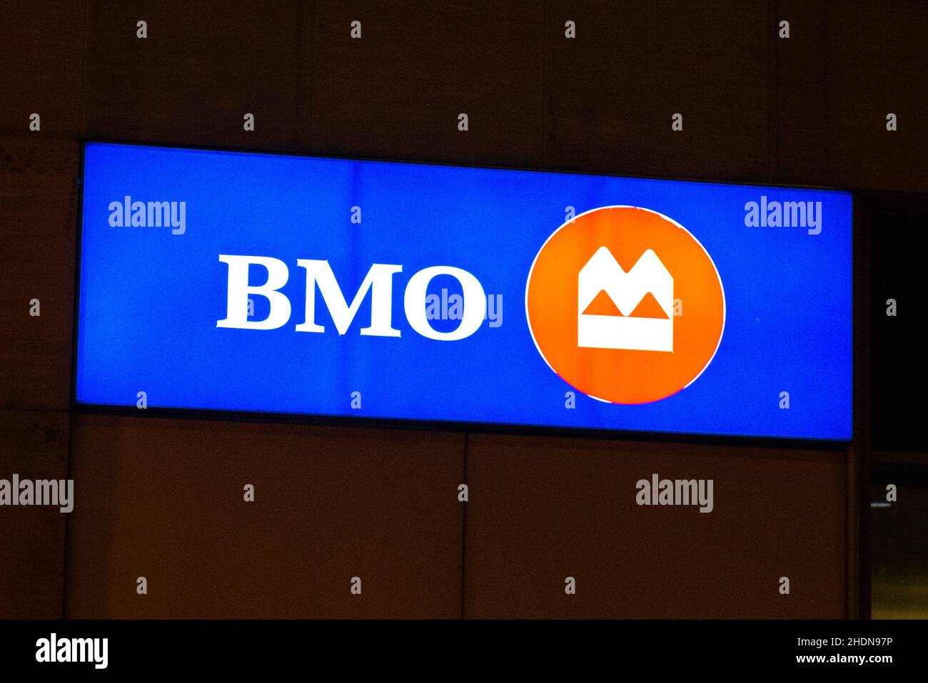 Toronto, ON, Canada – December 22, 2021: The logo and brand sign of ...
