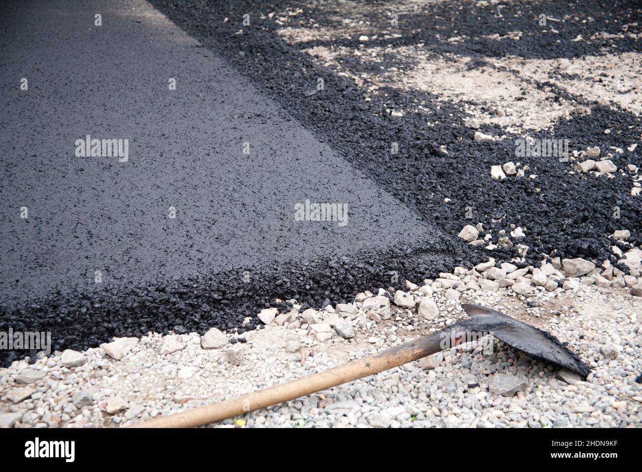 Tar In English Road construction constructions roadwork hi-res stock photography and ...