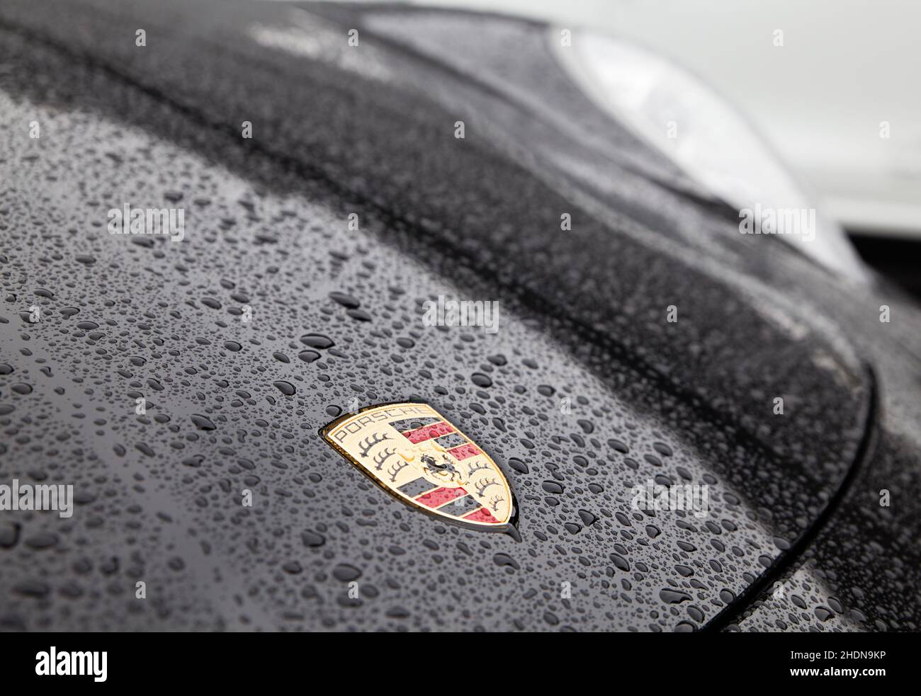 insignia, porsche, porsche 911, insignias Stock Photo