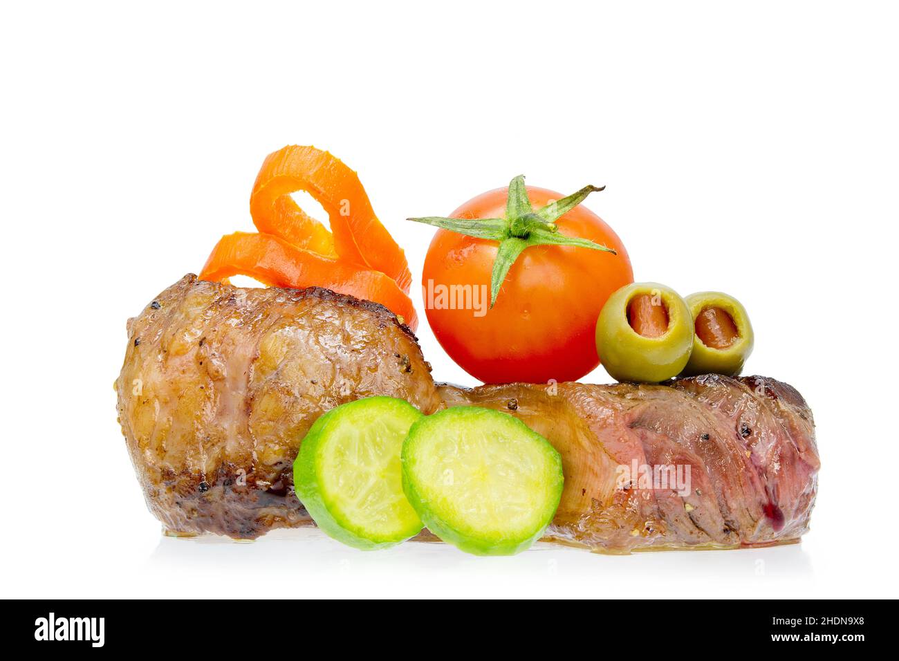 vegetable, rumpsteak, vegetables, rumpsteaks Stock Photo