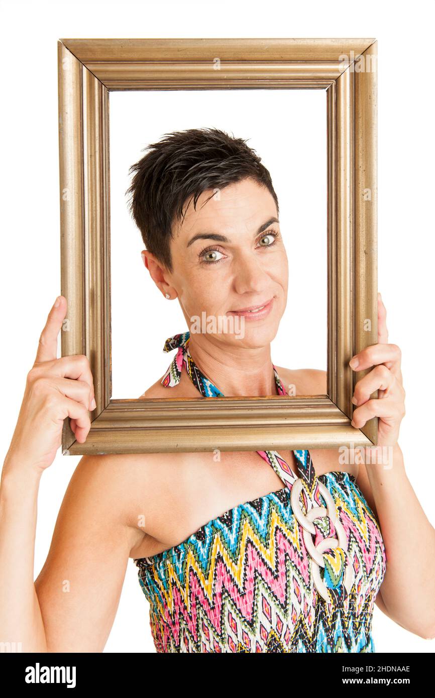 portrait, picture frame, portraits, picture frames Stock Photo Alamy