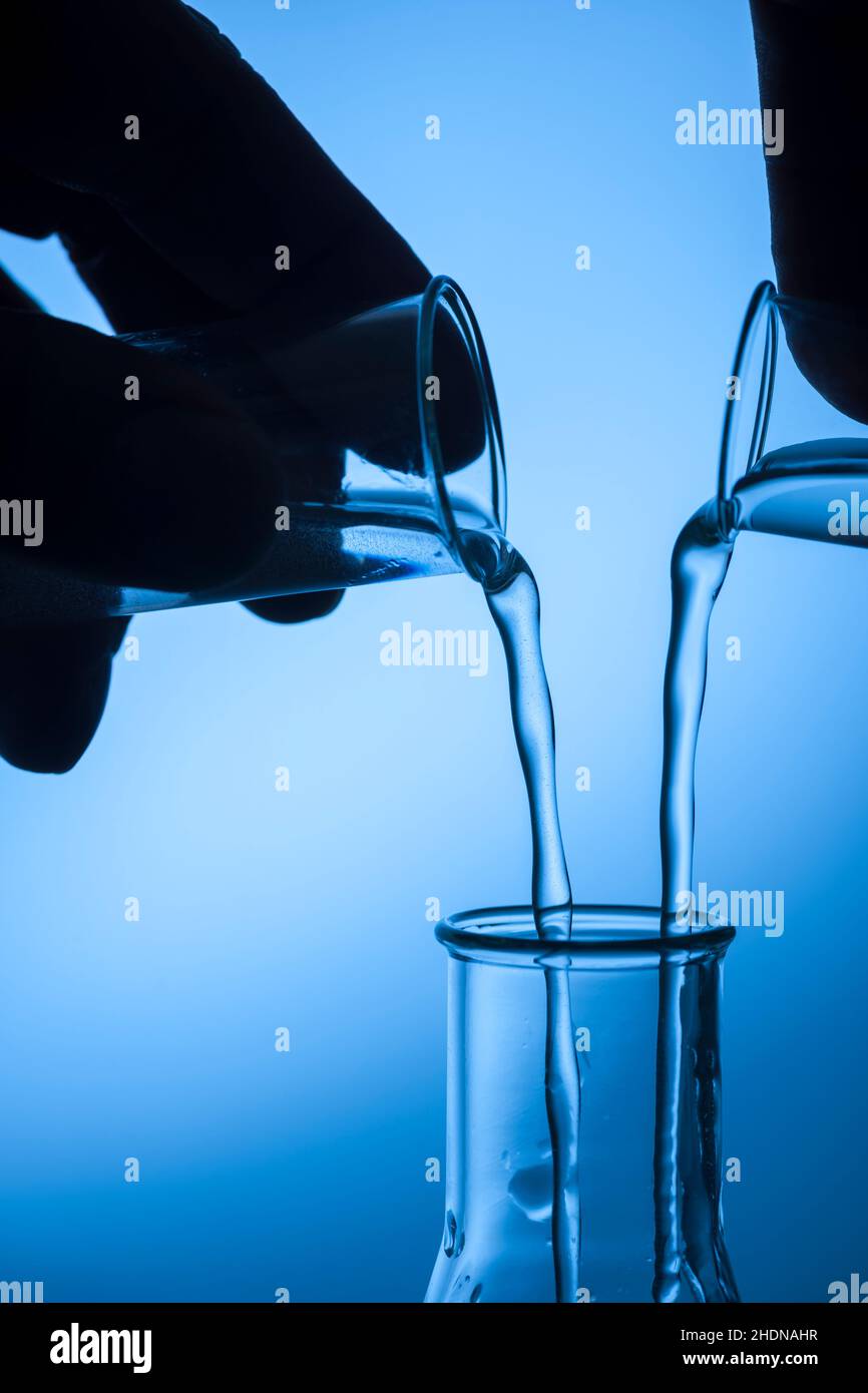 liquid, laboratory experiment, mixing, chemist, liquids, laboratory