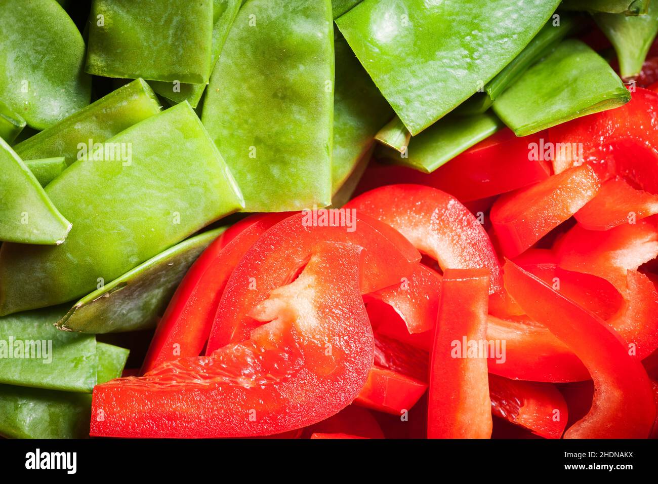 bell pepper, sugar pods, paprika, sugar pod Stock Photo Alamy