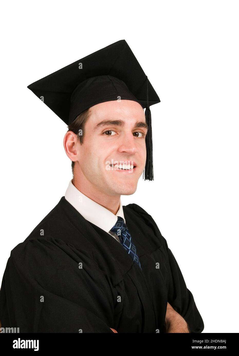 doctoral cap, diploma holder, alumnus, degree holder, graduate Stock Photo