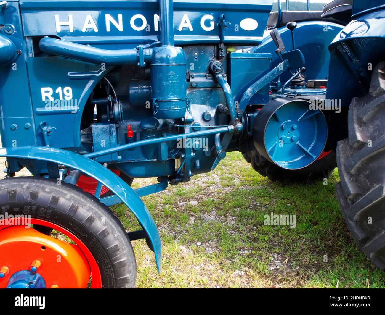 engine, tractor, hanomag, engines, motor, tractors Stock Photo