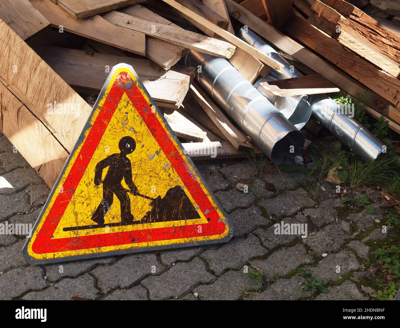 information sign, construction site, construction, information signs