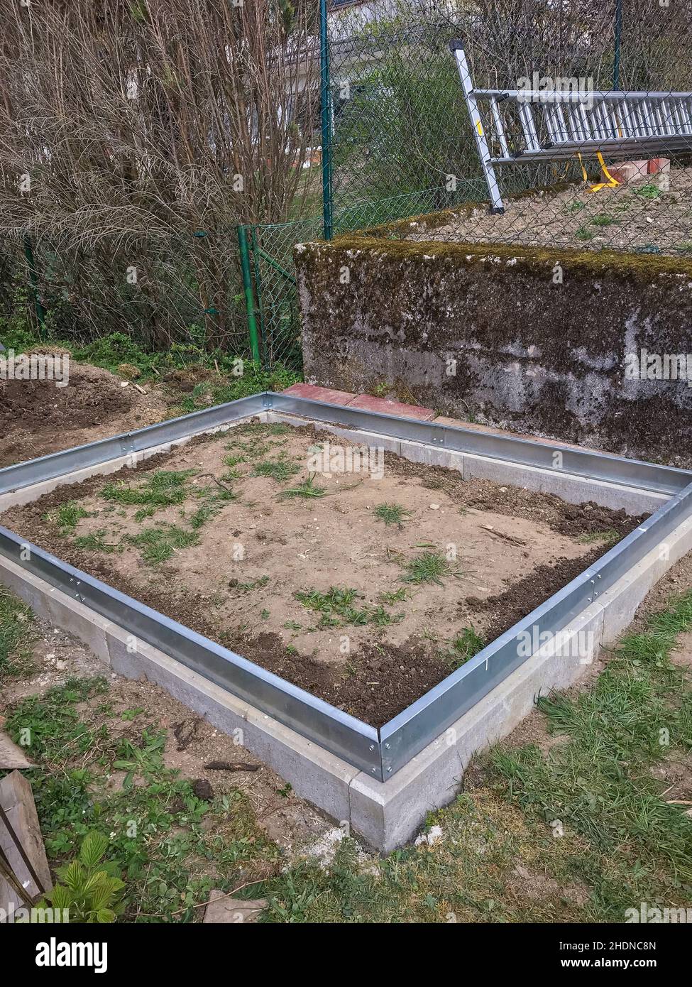 greenhouse, foundation, greenhouses, foundations Stock Photo Alamy