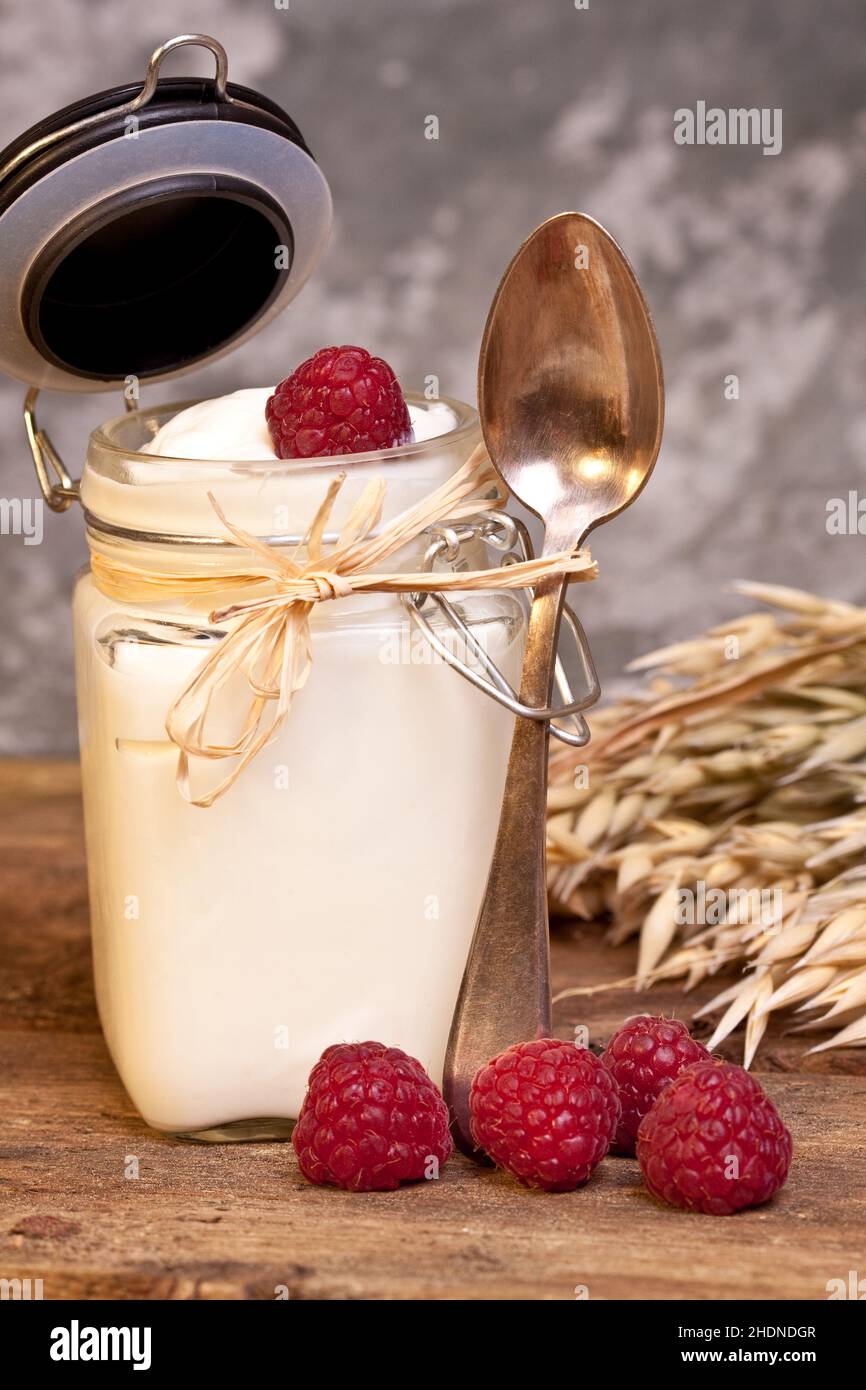 yogurt, fruit yoghurt, joghurt glass, fruit yoghurts, sweet jar, sweet