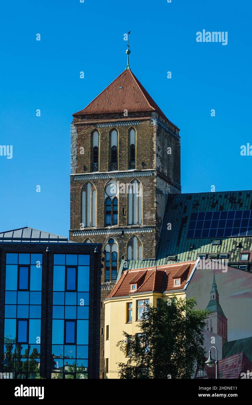 steeple, nikolaikirche, steeples, nikolaikirches Stock Photo