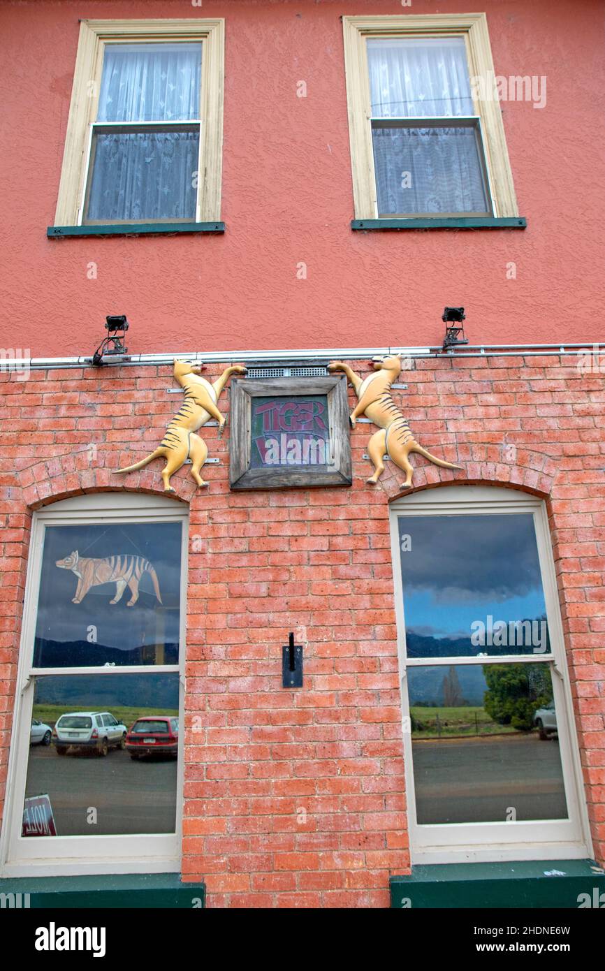 Mole Creek Hotel Stock Photo Alamy