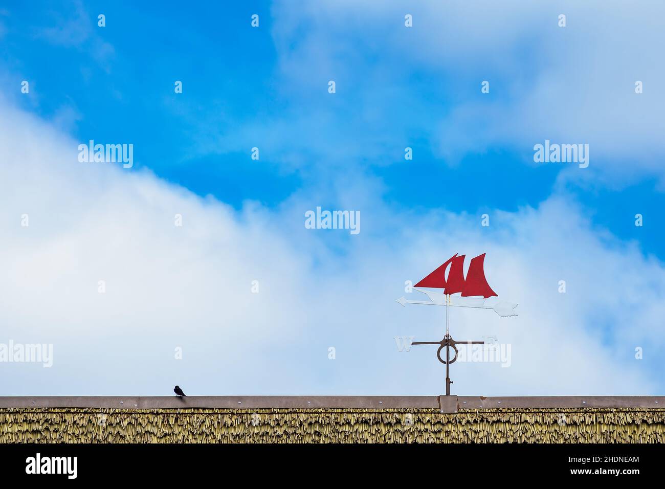 Sailing boat wind weather vane hires stock photography and images Alamy