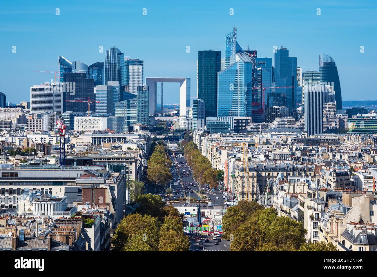 High Rises Dc la defense, high-rise district Stock Photo - Alamy